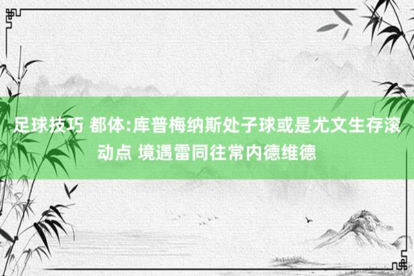 足球技巧 都体:库普梅纳斯处子球或是尤文生存滚动点 境遇雷同往常内德维德